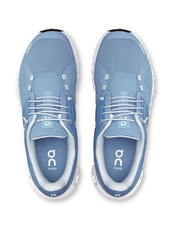 On Running Shoes - On Running Cloud 6 Running Sneakers in Chambray Blue